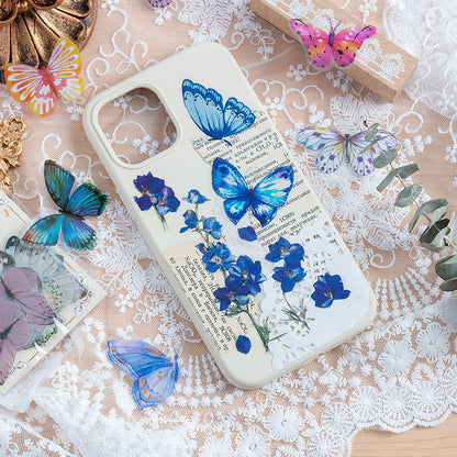 CAWPURI Variety Butterfly Stickers – 40PCS Cute Waterproof PVC for Crafts