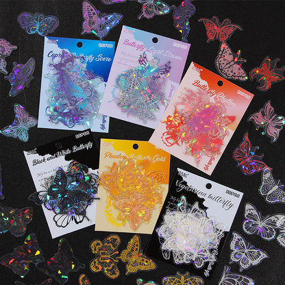 CAWPURI Yuezhenliu Yudiemeng Waterproof Sticker Set – 30 Adorable Designs