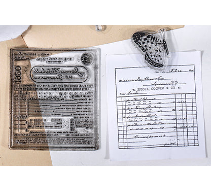 CAWPURI Retro Silicone Transparent Seal Stamp Set – DIY Handbook Decor
