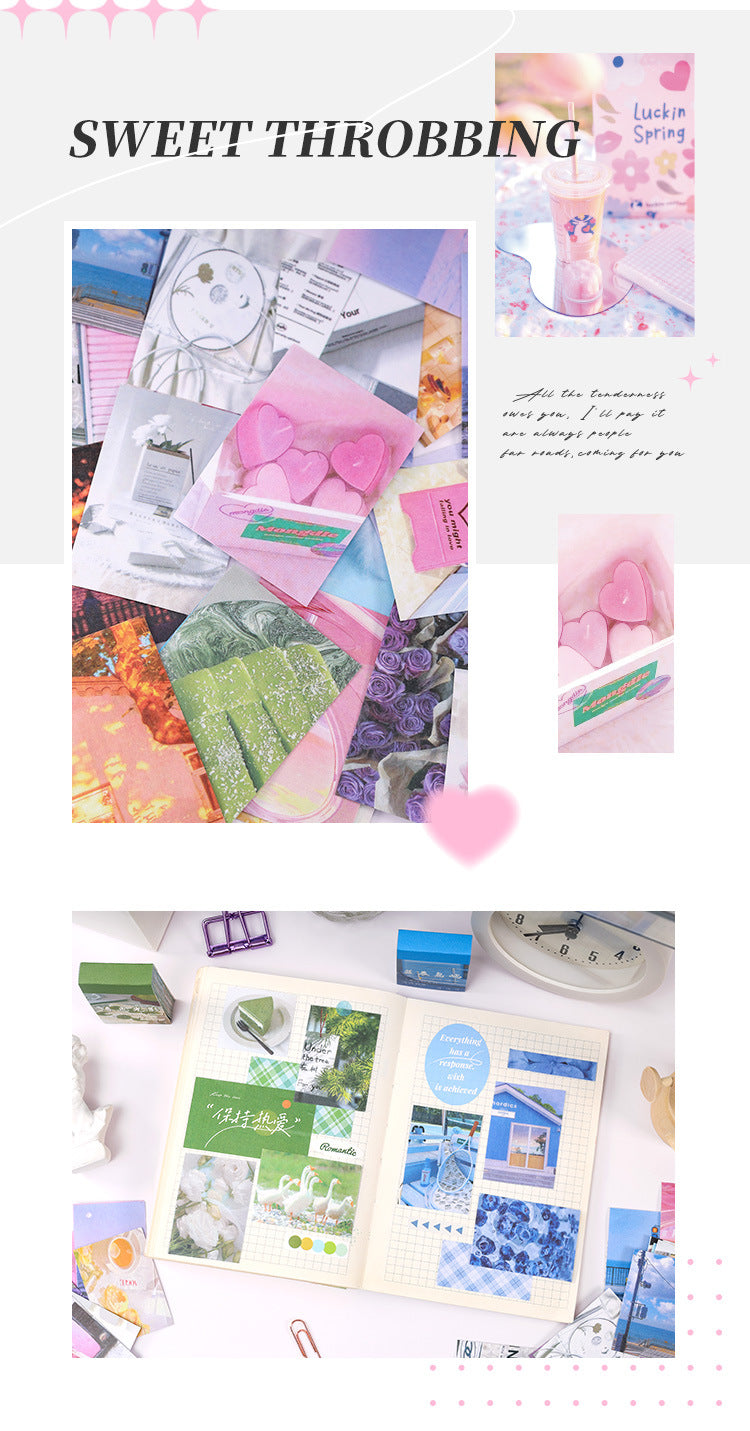 CAWPURI Sweet Throbbing Handbook Sticker Book - 40 Adorable Designs