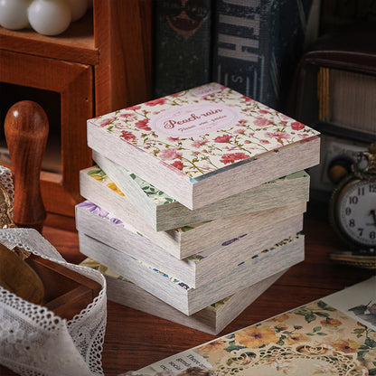 CAWPURI Mihua Manyuan Material Book – 100 Retro Pattern Sheets for Handbooks