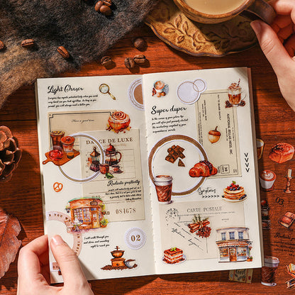 Gourmet Handbook Stickers - 4 Exquisite Designs