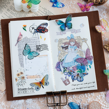 CAWPURI Variety Butterfly Stickers – 40PCS Cute Waterproof PVC for Crafts
