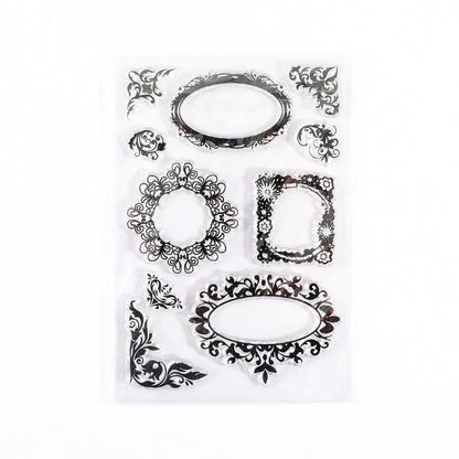 CAWPURI Retro Silicone Transparent Seal Stamp Set – DIY Handbook Decor
