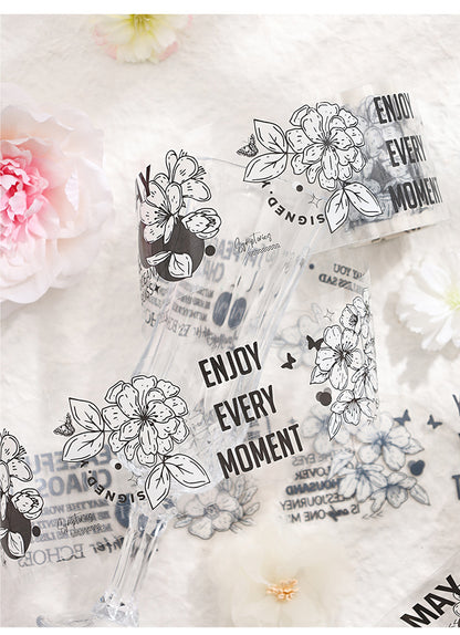Palace Flower Film Cutting Tape – Retro English Landscaping Design
