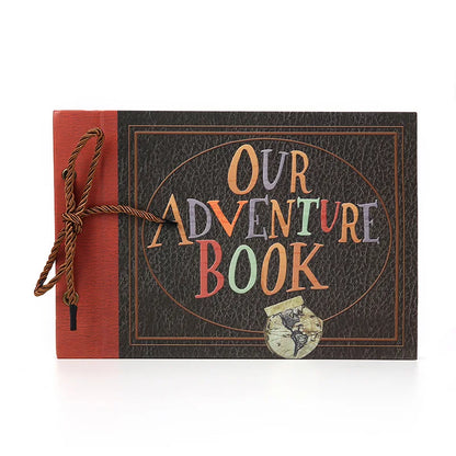 Photo Album DIY Handmade Photo Album Scrapbook Our Adventure Book Retro Kraft Album Anniversary Wedding Memory Mother's Day Gift