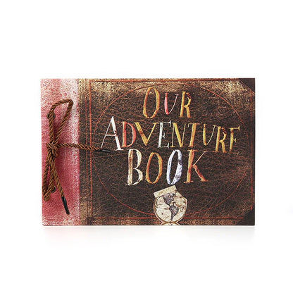Photo Album DIY Handmade Photo Album Scrapbook Our Adventure Book Retro Kraft Album Anniversary Wedding Memory Mother's Day Gift