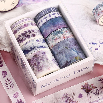 CAWPURI 26 Designs 10pcs/box Cute Cartoon Animals Washi Tapes Scrapbooking DIY Deco Creative Japanese Kawaii Masking Tapes
