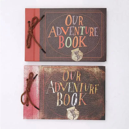 Photo Album DIY Handmade Photo Album Scrapbook Our Adventure Book Retro Kraft Album Anniversary Wedding Memory Mother's Day Gift