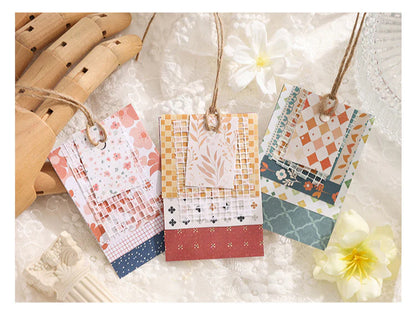 CAWPURI Retro Emotional Writing Notepad – Decorative Base Paper for Handbooks