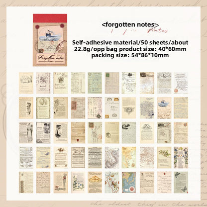 CAWPURI Yuezhen Guling Eternal Sticker Book – 40 Adorable Retro Designs