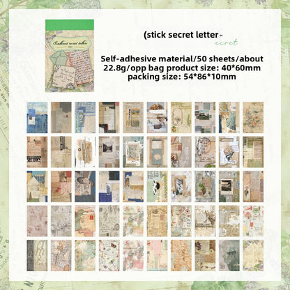 CAWPURI Yuezhen Guling Eternal Sticker Book – 40 Adorable Retro Designs