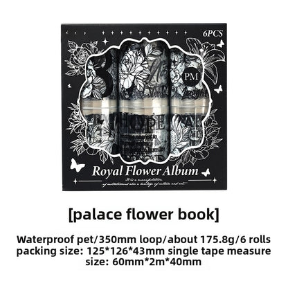 Palace Flower Film Cutting Tape – Retro English Landscaping Design